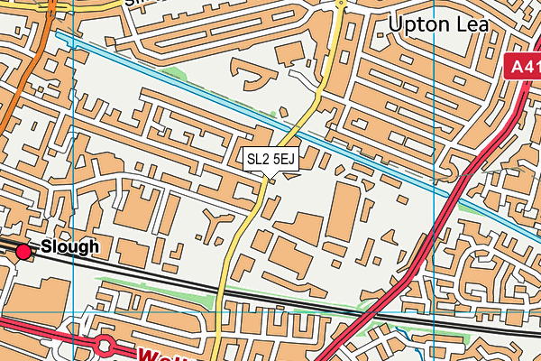 SL2 5EJ map - OS VectorMap District (Ordnance Survey)