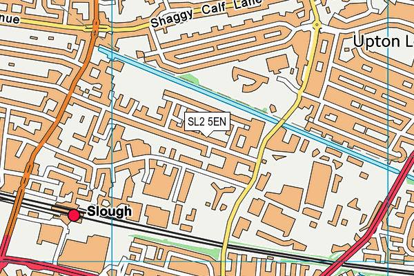 SL2 5EN map - OS VectorMap District (Ordnance Survey)