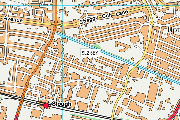 SL2 5EY map - OS VectorMap District (Ordnance Survey)