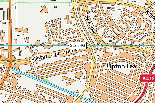 SL2 5HG map - OS VectorMap District (Ordnance Survey)