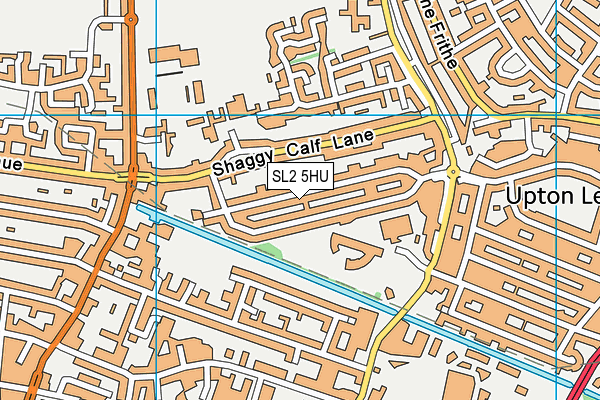 SL2 5HU map - OS VectorMap District (Ordnance Survey)
