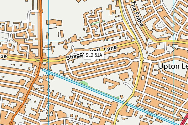 SL2 5JA map - OS VectorMap District (Ordnance Survey)