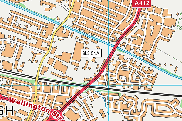 SL2 5NA map - OS VectorMap District (Ordnance Survey)