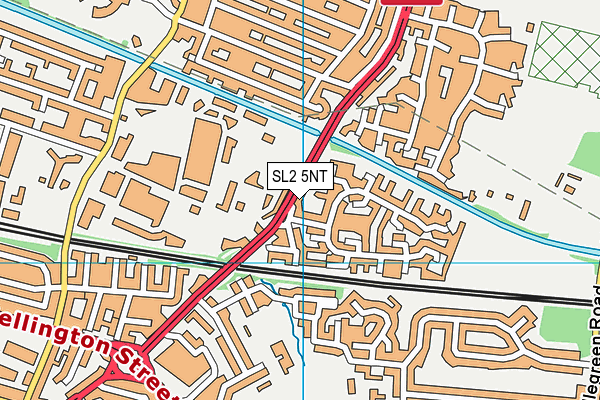 SL2 5NT map - OS VectorMap District (Ordnance Survey)