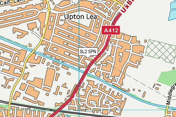 SL2 5PN map - OS VectorMap District (Ordnance Survey)