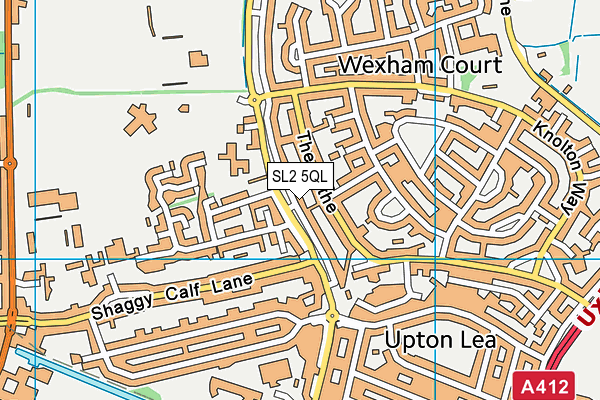 SL2 5QL map - OS VectorMap District (Ordnance Survey)