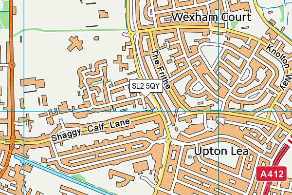 SL2 5QY map - OS VectorMap District (Ordnance Survey)