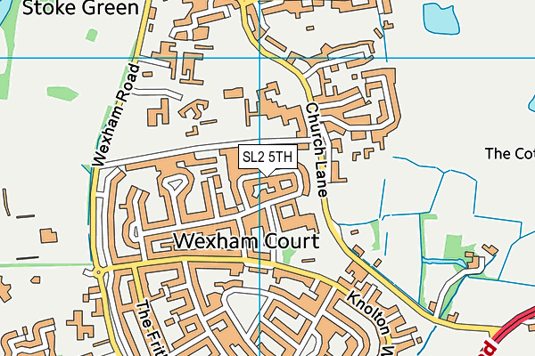 SL2 5TH map - OS VectorMap District (Ordnance Survey)