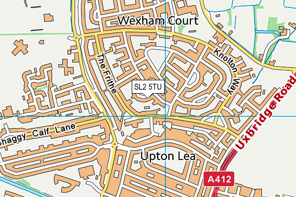 SL2 5TU map - OS VectorMap District (Ordnance Survey)