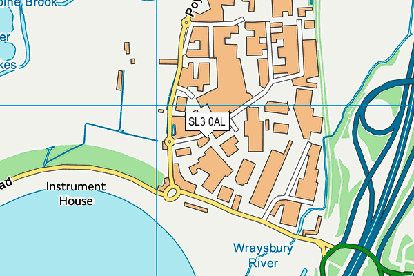 SL3 0AL map - OS VectorMap District (Ordnance Survey)