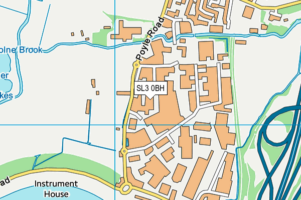 SL3 0BH map - OS VectorMap District (Ordnance Survey)