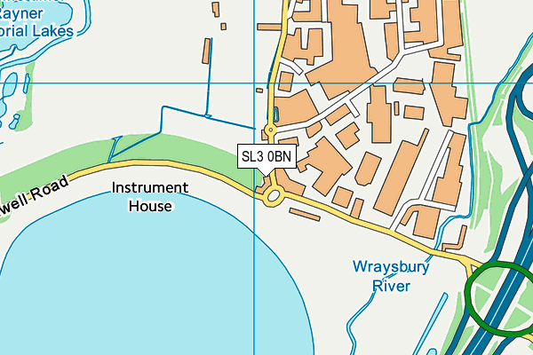 SL3 0BN map - OS VectorMap District (Ordnance Survey)