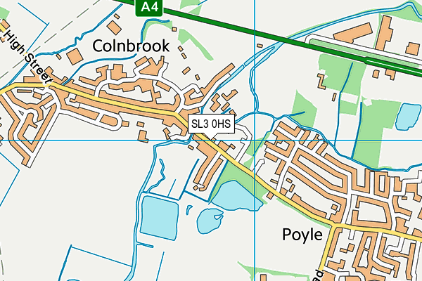 Map of ABINGTON COLNBROOK MANAGEMENT COMPANY LIMITED at district scale