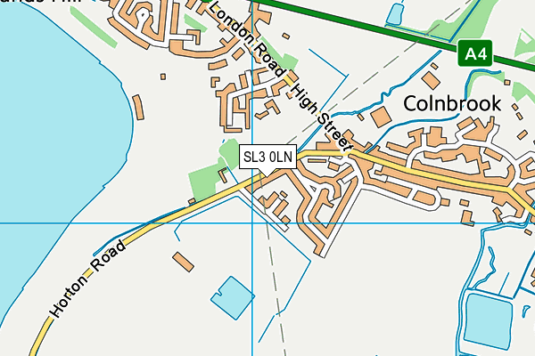 SL3 0LN map - OS VectorMap District (Ordnance Survey)