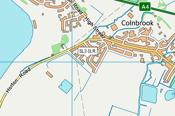 SL3 0LR map - OS VectorMap District (Ordnance Survey)