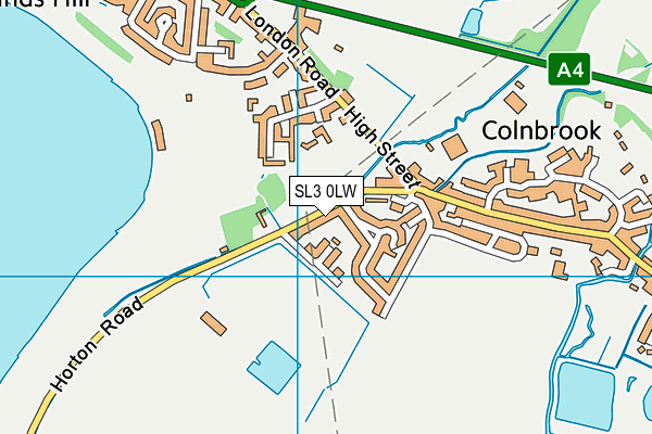 SL3 0LW map - OS VectorMap District (Ordnance Survey)