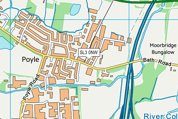 SL3 0NW map - OS VectorMap District (Ordnance Survey)