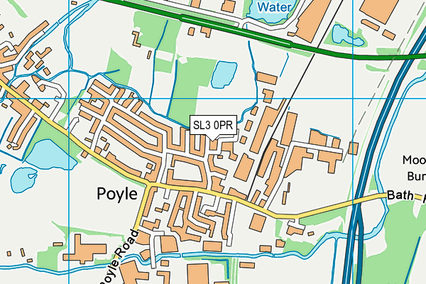 Pippins School map (SL3 0PR) - OS VectorMap District (Ordnance Survey)