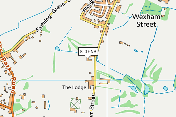 Nuffield Health (Stoke Poges) map (SL3 6NB) - OS VectorMap District (Ordnance Survey)
