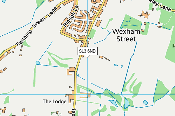 Wexham Park Golf Centre map (SL3 6ND) - OS VectorMap District (Ordnance Survey)