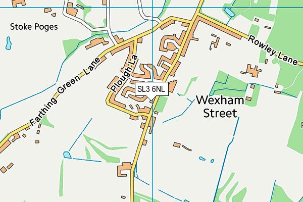 SL3 6NL map - OS VectorMap District (Ordnance Survey)