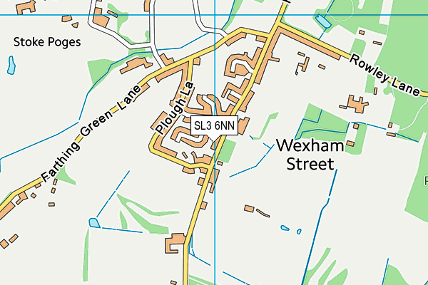 SL3 6NN map - OS VectorMap District (Ordnance Survey)