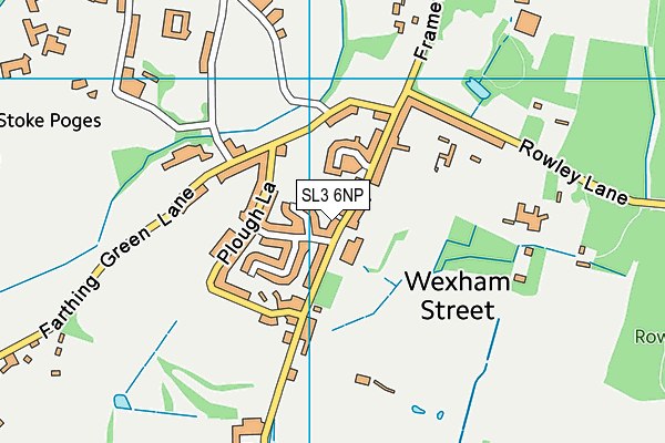 SL3 6NP map - OS VectorMap District (Ordnance Survey)