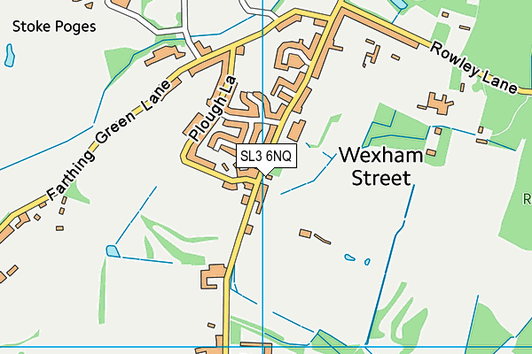 SL3 6NQ map - OS VectorMap District (Ordnance Survey)