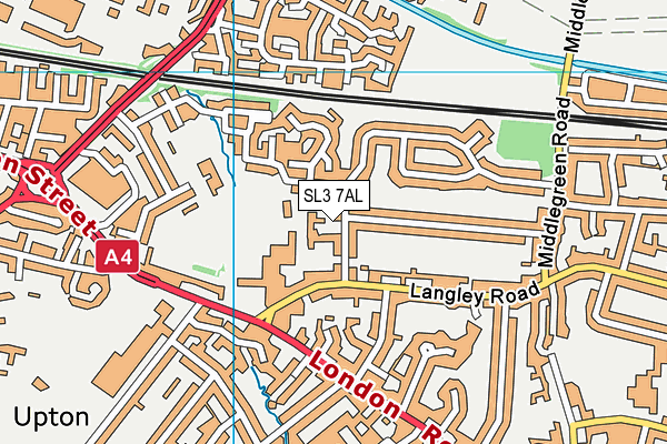SL3 7AL map - OS VectorMap District (Ordnance Survey)