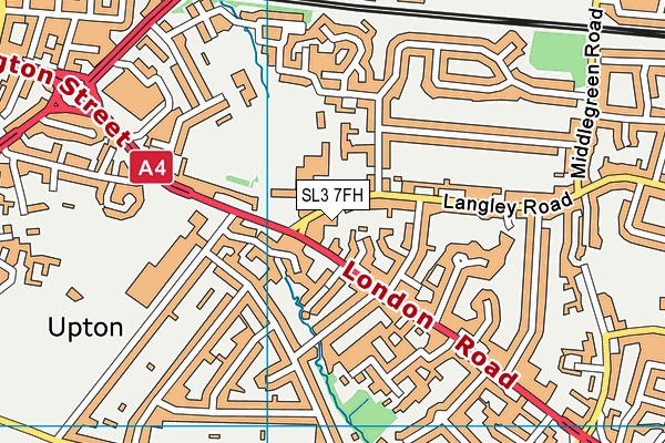 SL3 7FH map - OS VectorMap District (Ordnance Survey)