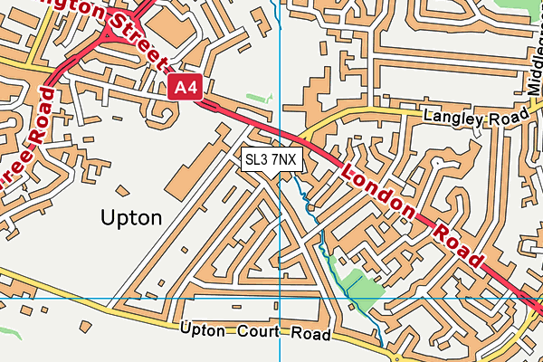 SL3 7NX map - OS VectorMap District (Ordnance Survey)