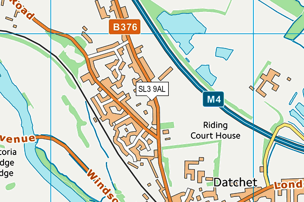 SL3 9AL map - OS VectorMap District (Ordnance Survey)