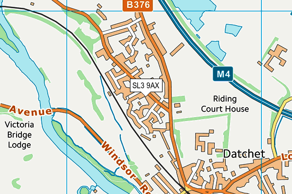 Eton End School Trust (Datchet) Limited map (SL3 9AX) - OS VectorMap District (Ordnance Survey)