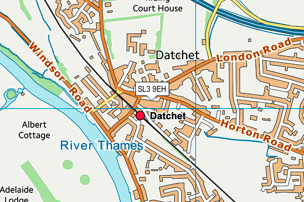 SL3 9EH map - OS VectorMap District (Ordnance Survey)