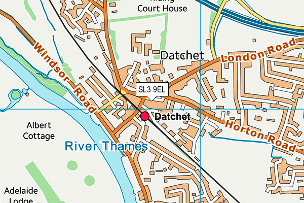 SL3 9EL map - OS VectorMap District (Ordnance Survey)