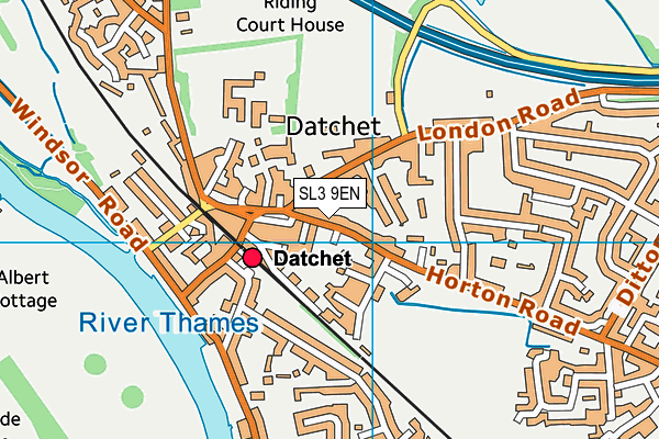 SL3 9EN map - OS VectorMap District (Ordnance Survey)