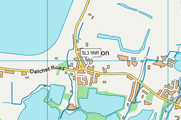 SL3 9NR map - OS VectorMap District (Ordnance Survey)
