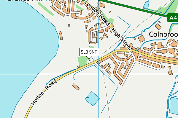 SL3 9NT map - OS VectorMap District (Ordnance Survey)