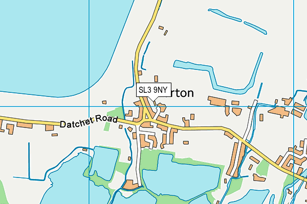 SL3 9NY map - OS VectorMap District (Ordnance Survey)