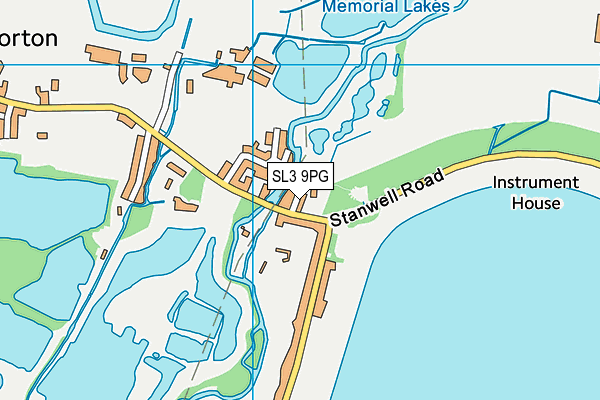 SL3 9PG map - OS VectorMap District (Ordnance Survey)