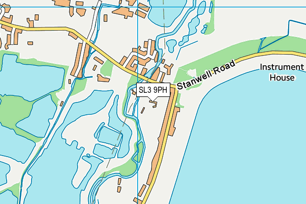 SL3 9PH map - OS VectorMap District (Ordnance Survey)