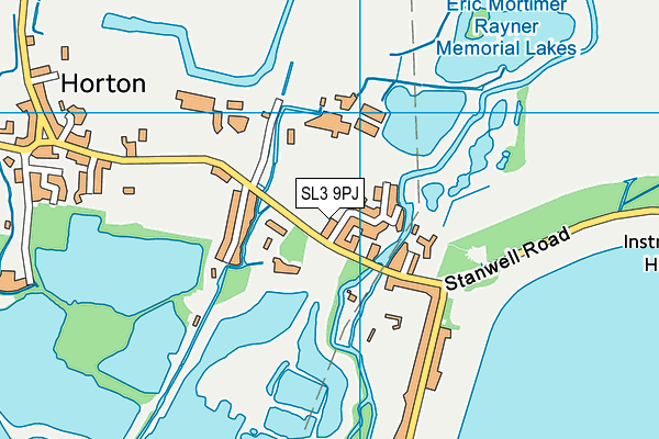 SL3 9PJ map - OS VectorMap District (Ordnance Survey)