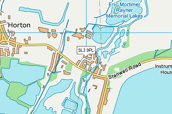 SL3 9PL map - OS VectorMap District (Ordnance Survey)