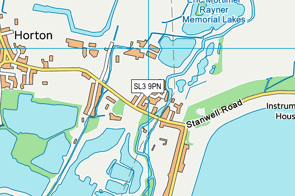 SL3 9PN map - OS VectorMap District (Ordnance Survey)