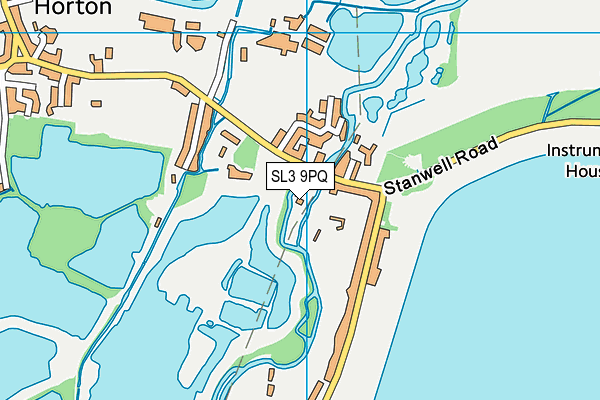 SL3 9PQ map - OS VectorMap District (Ordnance Survey)