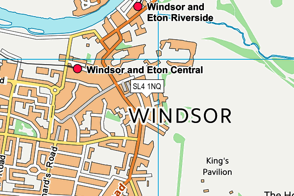 SL4 1NQ map - OS VectorMap District (Ordnance Survey)