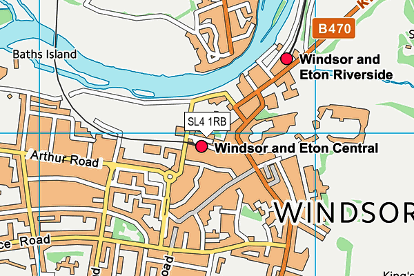 Goswells Park map (SL4 1RB) - OS VectorMap District (Ordnance Survey)