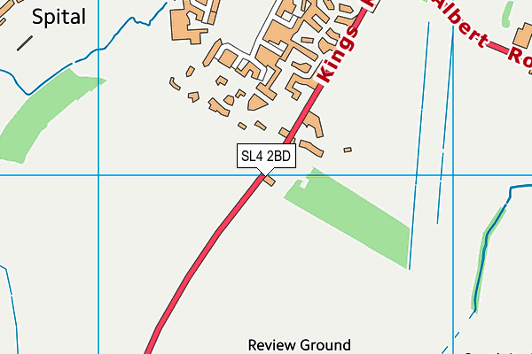 SL4 2BD map - OS VectorMap District (Ordnance Survey)