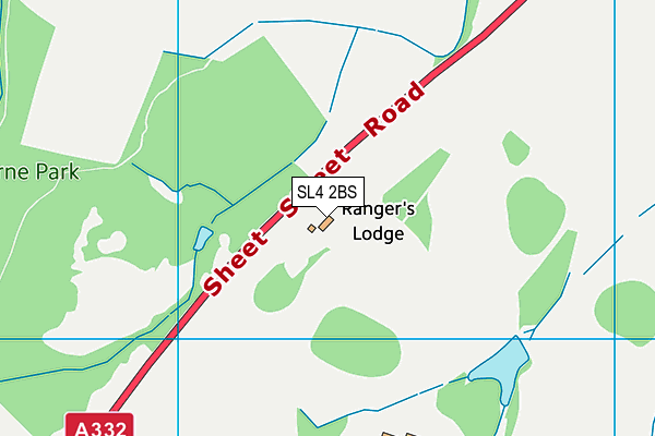 SL4 2BS map - OS VectorMap District (Ordnance Survey)