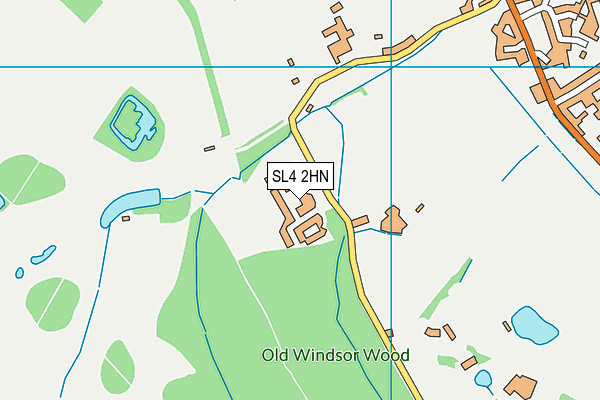 SL4 2HN map - OS VectorMap District (Ordnance Survey)